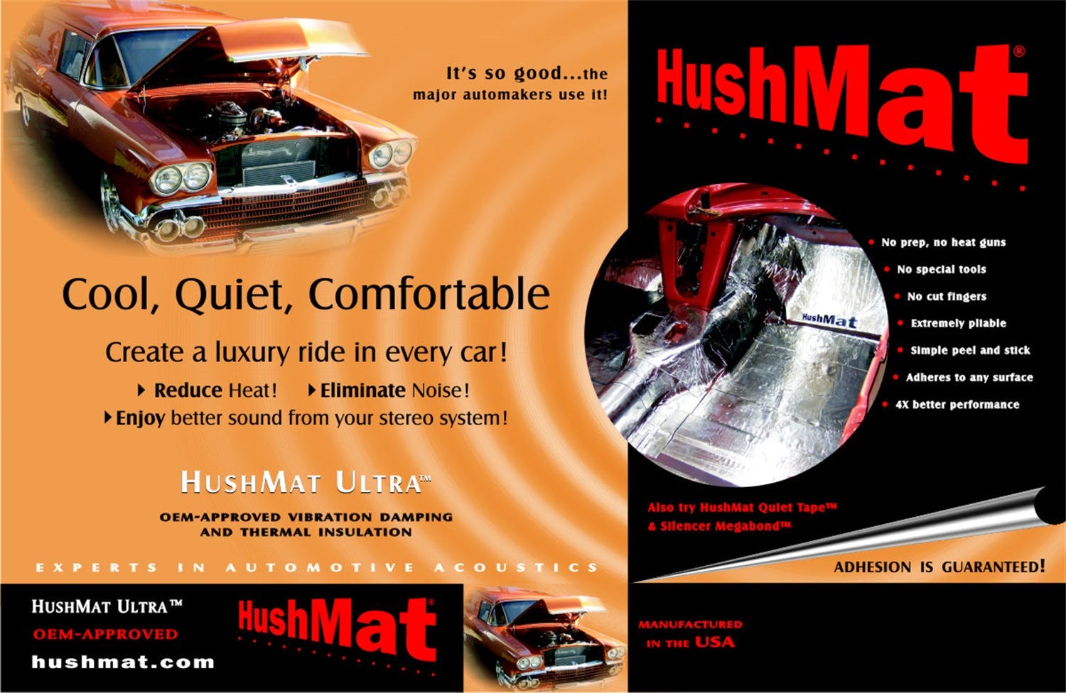 Hushmat 575014 Trunk Custom Insulation Kit