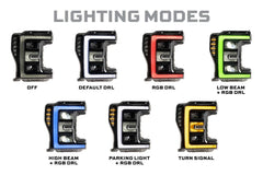 Morimoto XRGB HEADS SUPER DUTY 17 19 RGB DRL SET LF777