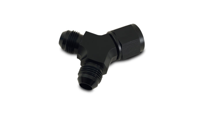 Vibrant Performance - 10905 - 90 Degree Y Adapter, Female Size: -8 AN; Dual Male Size: -6 AN
