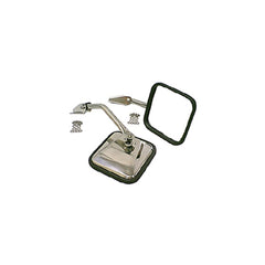 Rugged Ridge 11005.01 Side Mirror Kit, Stainless Steel