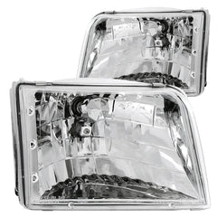 AnzoUSA 111036 Crystal Headlights Chrome