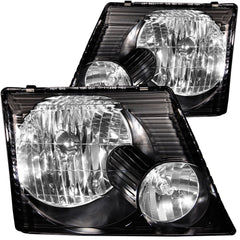 AnzoUSA 111058 Crystal Headlights Black