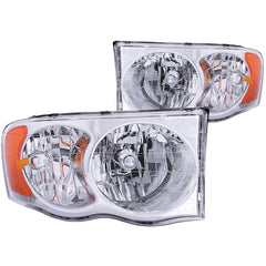 AnzoUSA 111076 Crystal Headlights Chrome