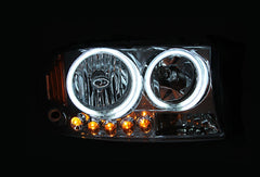 AnzoUSA 111085 Crystal Headlights Black 1pc