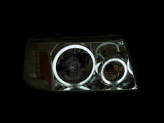 AnzoUSA 111151 Crystal Headlights with Halo Chrome (SMD LED) 1 pc