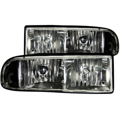 AnzoUSA 111156 Crystal Headlights Black