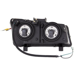 AnzoUSA 111313 Projector Headlights with U-Bar Chrome