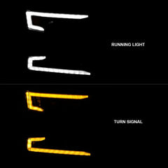 AnzoUSA 111566-R CHEVY SILVERADO 1500 19-22 FULL LED PROJECTOR PLANK STYLE HEADLIGHTS SEQUENTIAL SIGNAL BLACK W/ INITIATION FEATURE RIGHT SIDE ONLY FOR HALOGEN MODELS ONLY