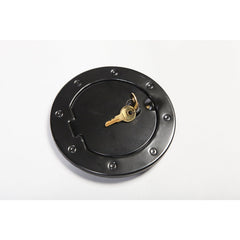 Rugged Ridge 11229.03 Locking Gas Cap Door; Black; 07-17 Jeep Wrangler JK