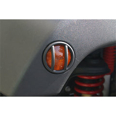 Rugged Ridge 11231.12 Side Marker Light Euro Guards, Black