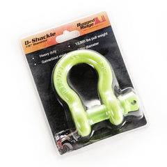 Rugged Ridge 11235.22 D-Ring; 7/8-Inch; 13500 Pound; Green