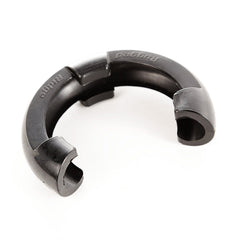 Rugged Ridge 11235.30 D-Shackle Isolator Kit; Black Pair; 3/4-Inch