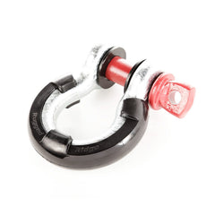 Rugged Ridge 11235.30 D-Shackle Isolator Kit; Black Pair; 3/4-Inch