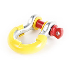 Rugged Ridge 11235.42 D-Shackle Isolator Kit; Yellow Pair; 7/8-Inch