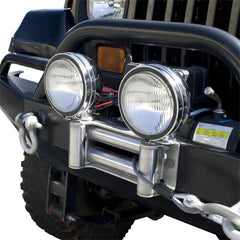 Rugged Ridge 11238.03 Roller Fairlead with Offroad Light Mounts