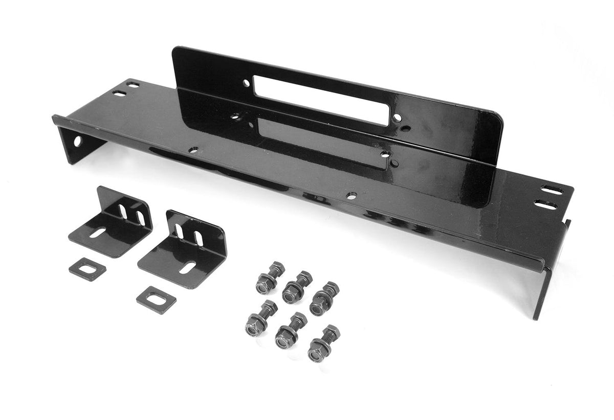 Rugged Ridge 11238.13 Raised Winch Plate; 76-86 Jeep CJ7/CJ8