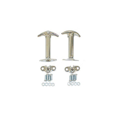 Rugged Ridge 11302.01 Hood Catch Set; Chrome; 41-95 Jeep CJ/Wrangler YJ
