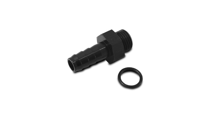 Vibrant Performance - 11315 - Male ORB to Hose Barb Adapter, ORB Size: -6; Barb Size: 1/8 in. - Multi Barb