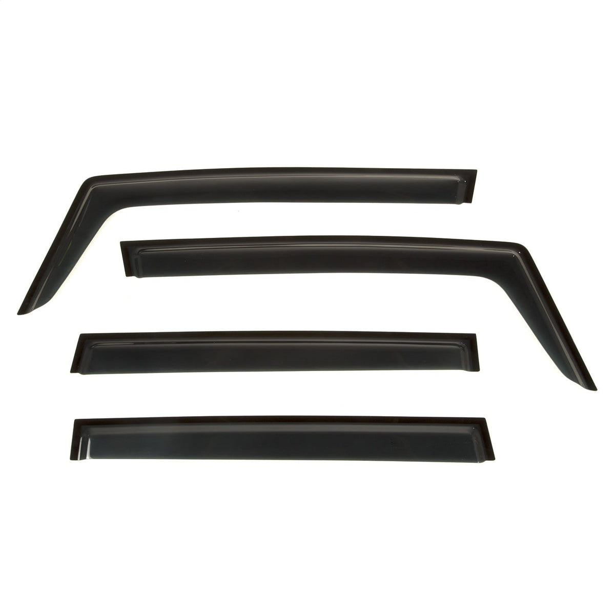 Rugged Ridge 11349.15 Window Visor, Black 4-pc set