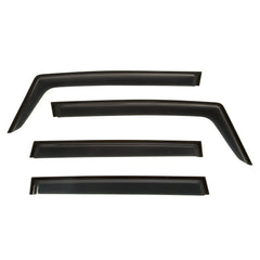 Rugged Ridge 11349.15 Window Visor, Black 4-pc set