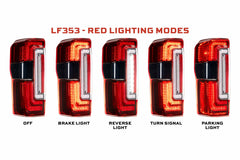 Morimoto XB LED TAILS SUPER DUTY 23UP RED SET LF353