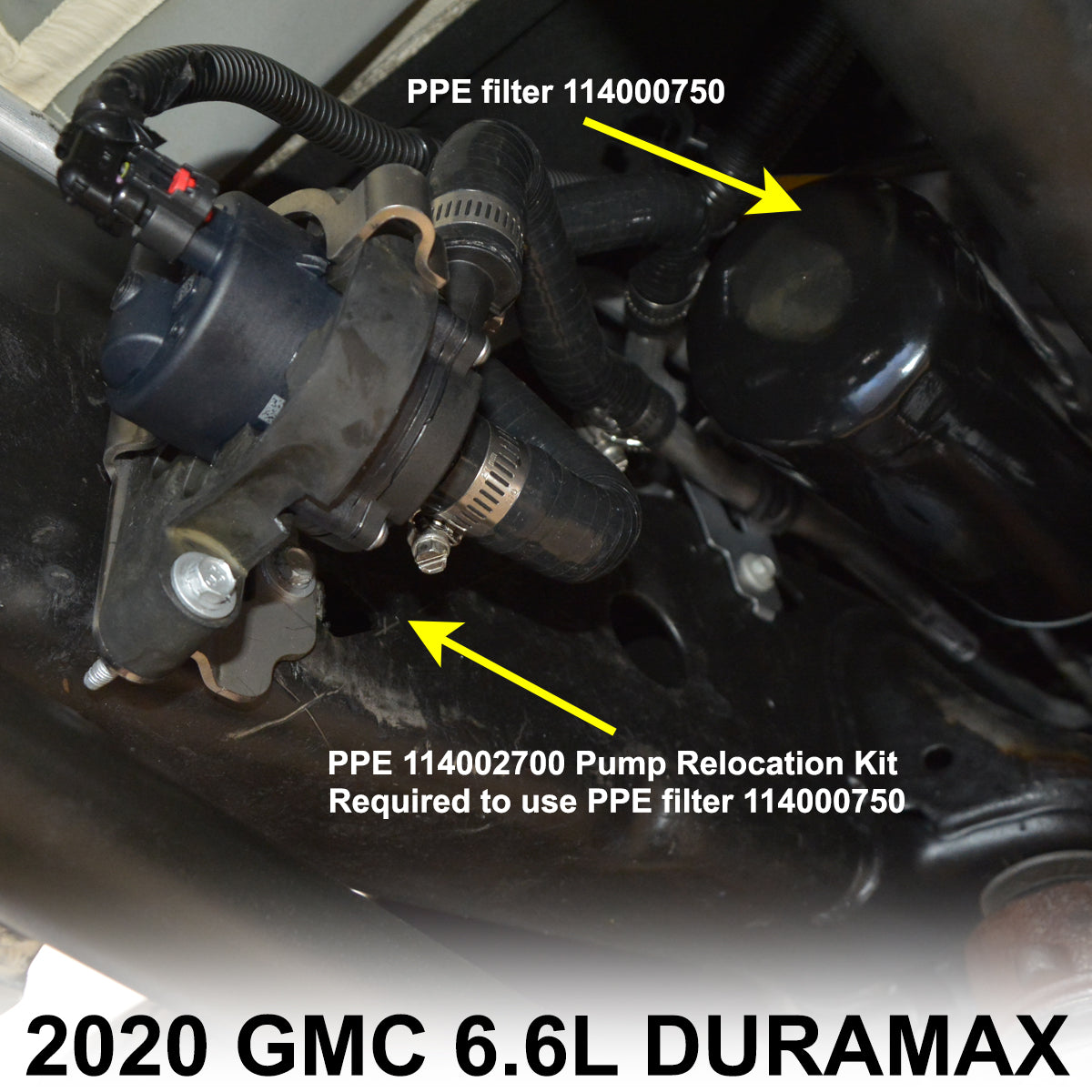 PPE Diesel Fuel Coolant Pump Relocation Kit 114002700