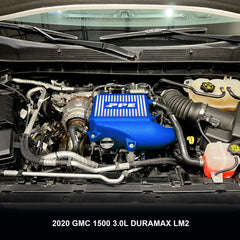 PPE Diesel 2020-2023 GM 3.0L Duramax LM2, LZO Air-To-Water Intercooler Kit Blue  115030022