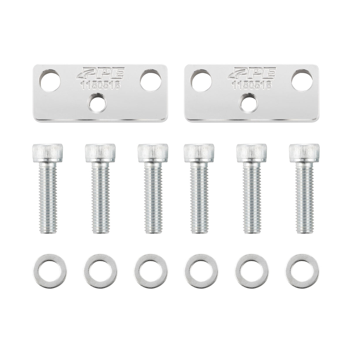 PPE Diesel LB7 Fuel Rail Mount Kit Use With LBZ Intake Runner Upgrade Silver  115051600
