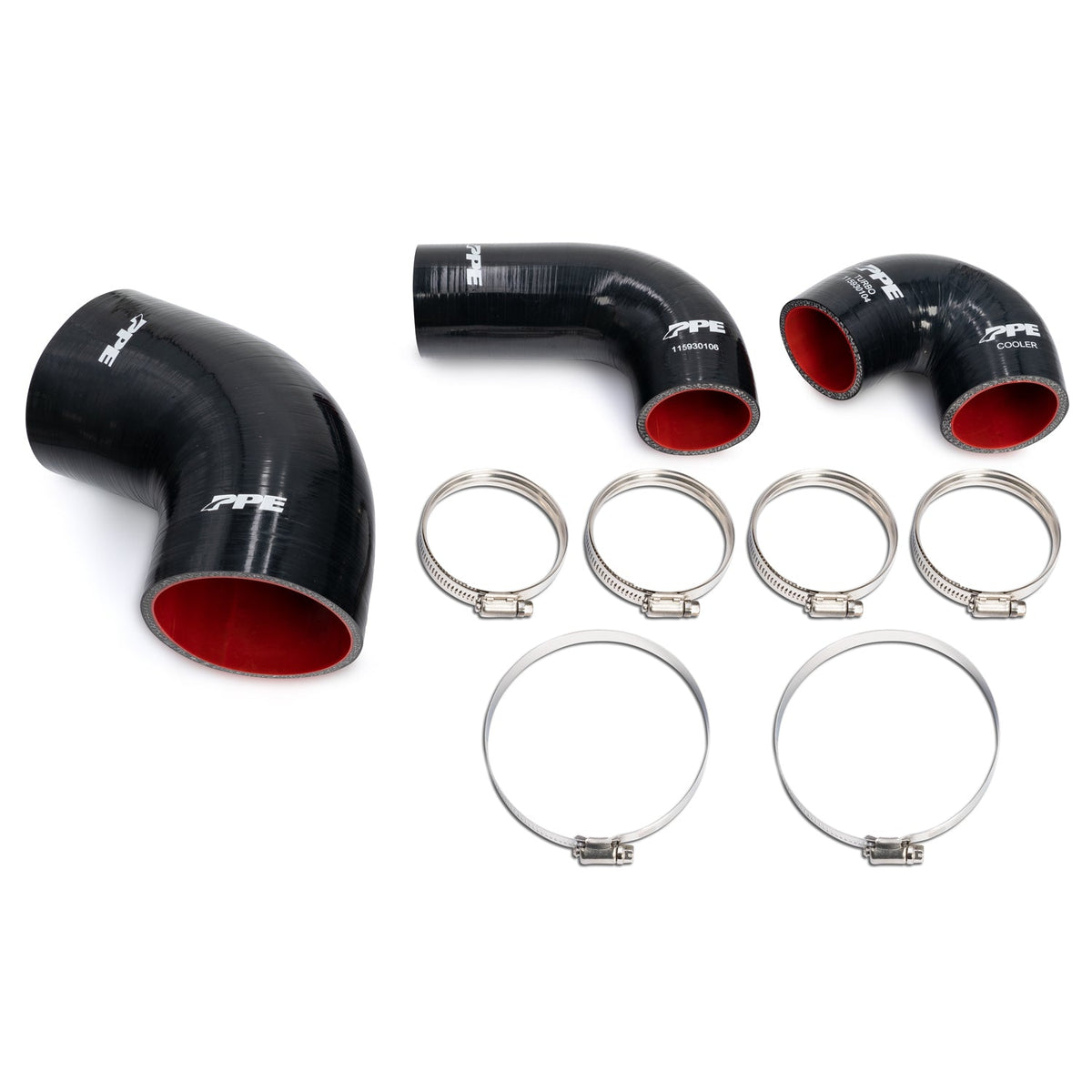 PPE Diesel 2019-2022 GM 1500 3.0L Duramax Performance Silicone Intake and Intercooler Hose Kit 115930100