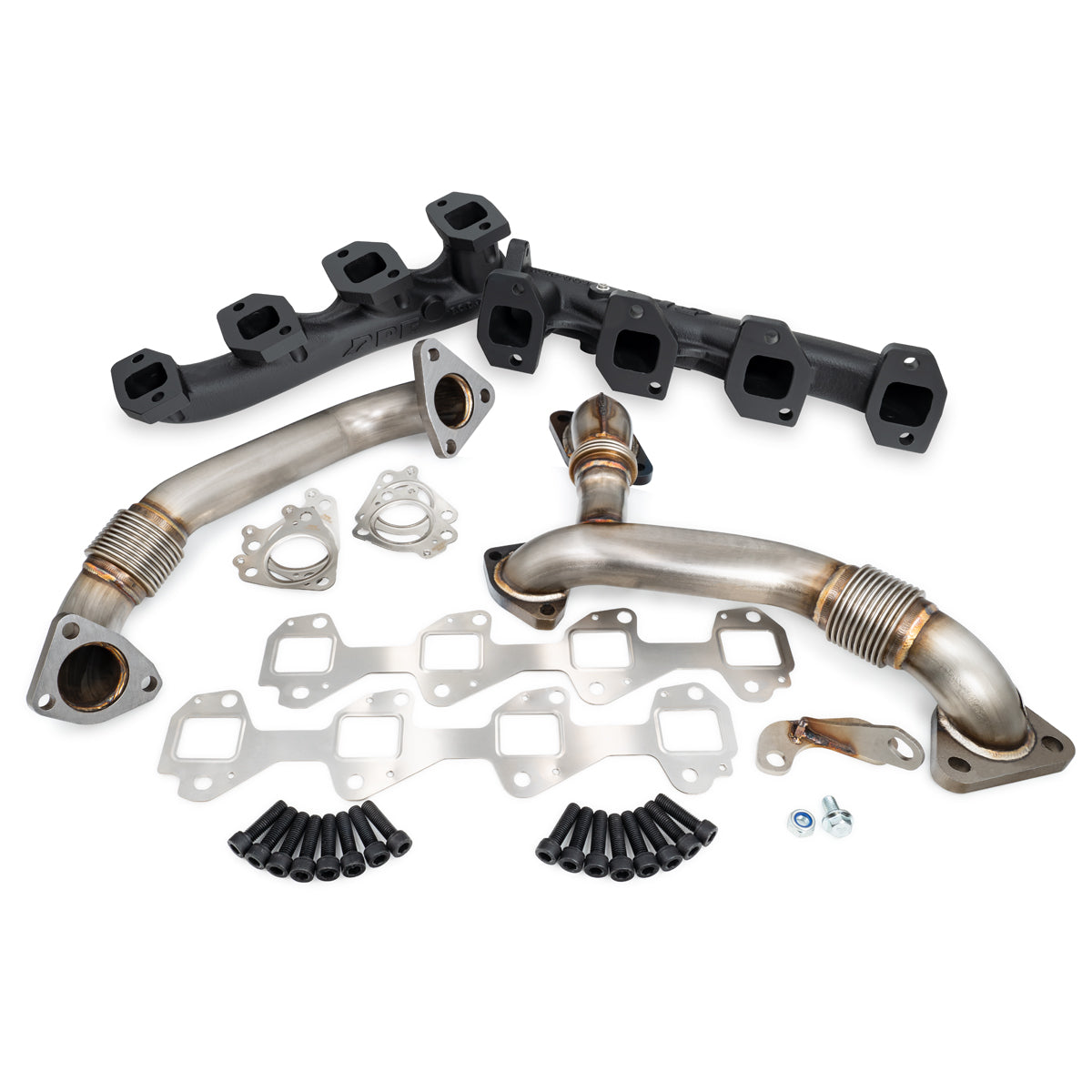 PPE Diesel Manifolds and Up-Pipes GM 2007.5-2010 Y Pipe LMM - Black 116111820