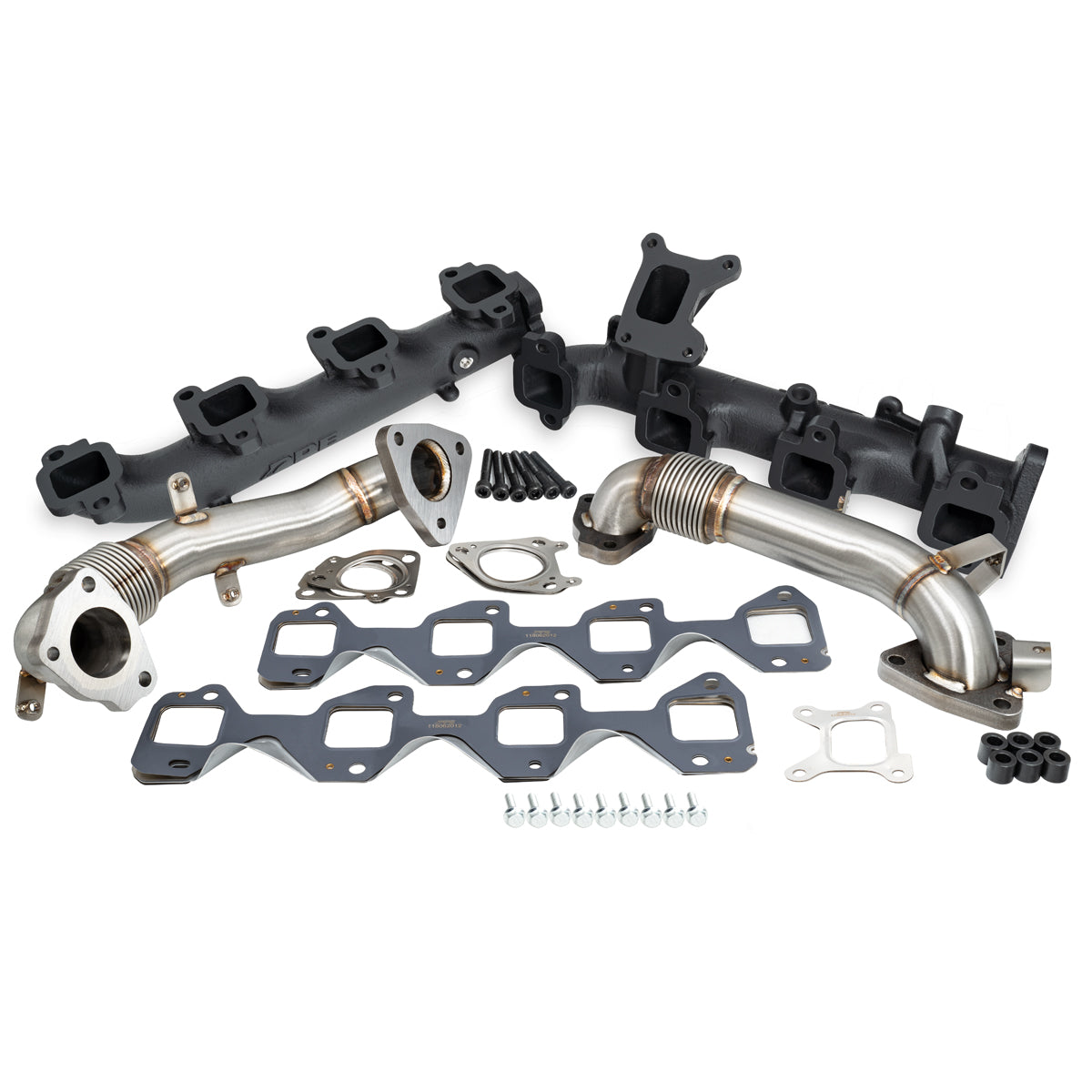 PPE Diesel Manifolds and Up-Pipes GM 2017+ L5P - Black 116112520