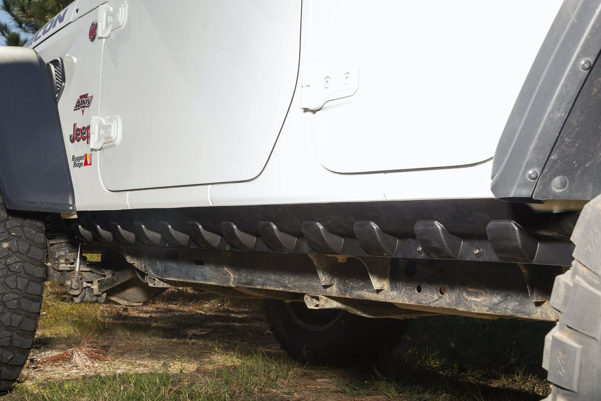 Rugged Ridge 11651.61 Rocker Guard, Body Armor, 18-19 Jeep Wrangler JL, 4 Door