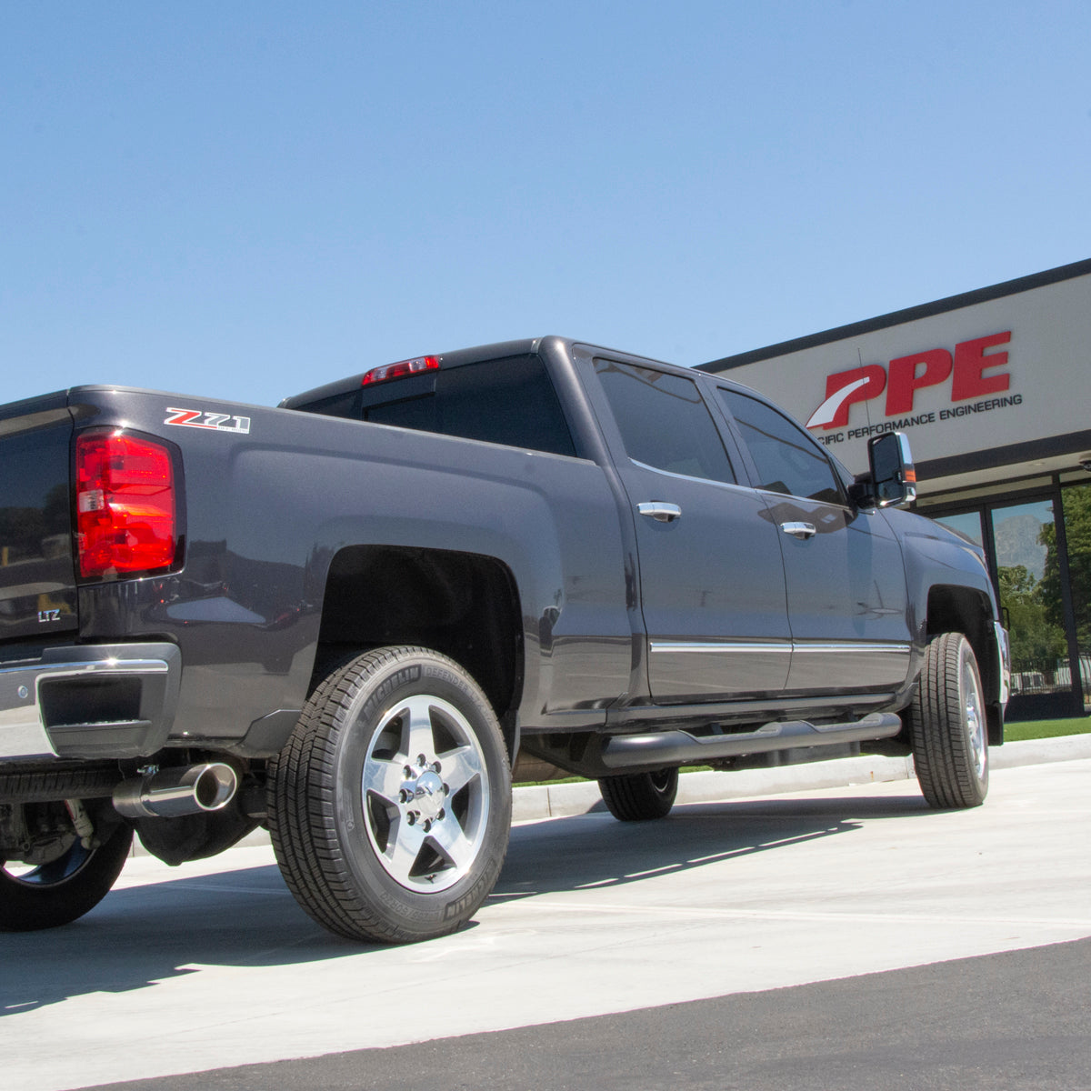 PPE Diesel 2007-2019 GM 6.6L Duramax 304 Stainless Steel Four Inch Performance Exhaust Upgrade Black 117020120