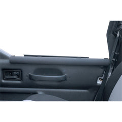 Rugged Ridge 11820.20 Half Door Arm Rests; Black; 87-06 Jeep Wrangler YJ/TJ