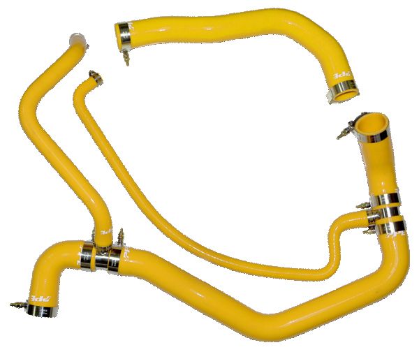 PPE Diesel Coolant Hose Kit 01-05 LB7 LLY Yellow  119024100