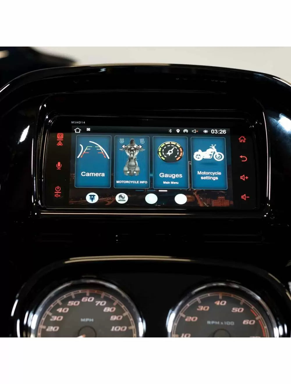 Diamond Audio Harley Davidson 7 inch Touch screen media player 2014 up MSHD14