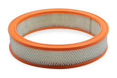 Holley 120-179 14X3 PAPER AIR FILTER W/ORANGE RUBBER RI