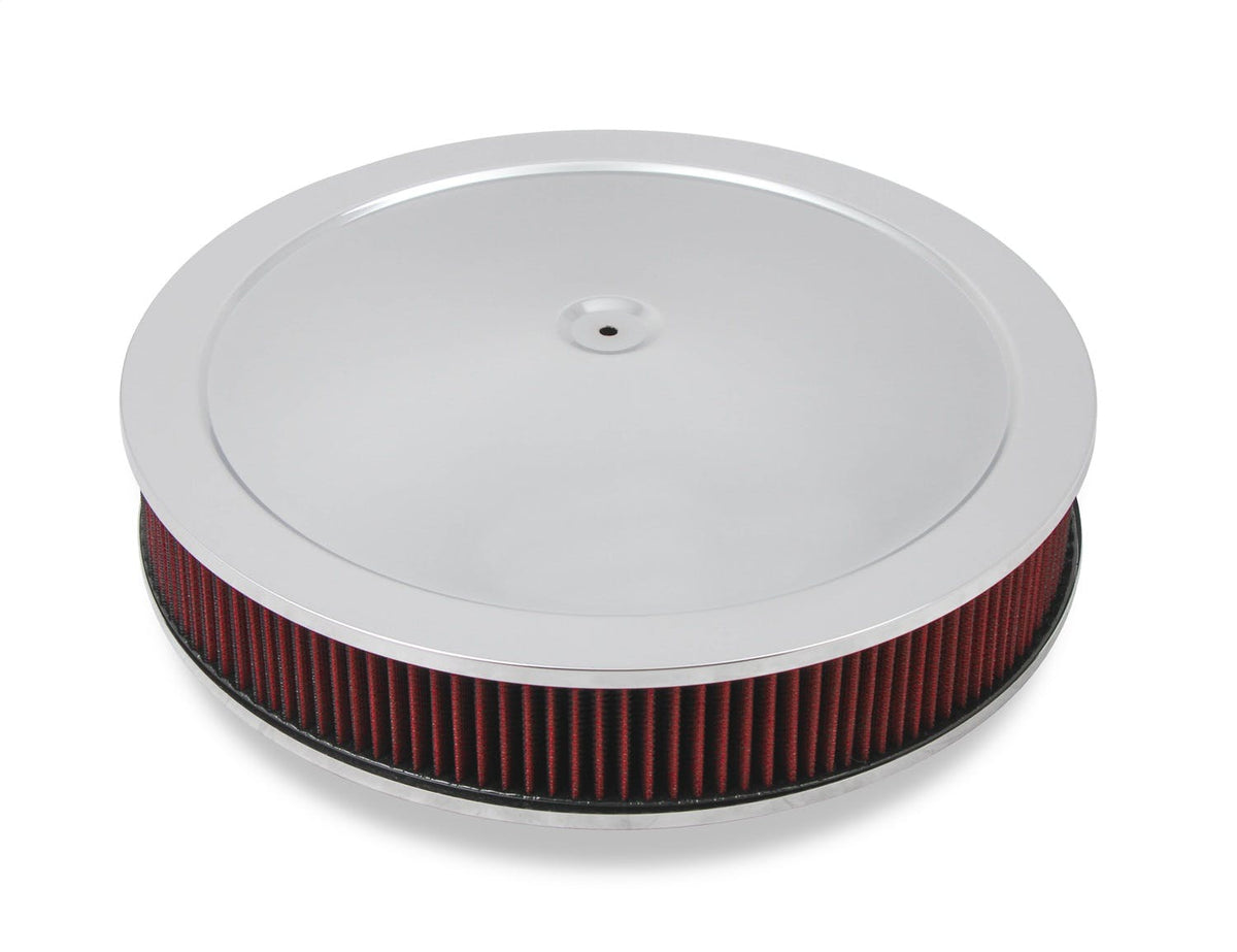 Holley 120-4130 4150 DROP-BASE AIR CLEANER CHR W/ GAUZE