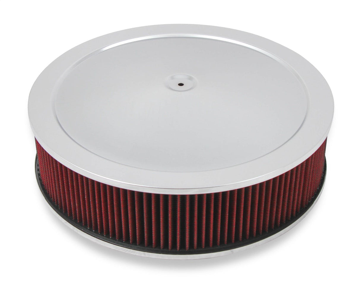 Holley 120-4140 4150 DROP-BASE AIR CLEANER CHR W/ GAUZE