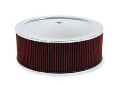 Holley 120-4560 4500 DROP-BASE AIR CLEANER CHR W/ 6 IN