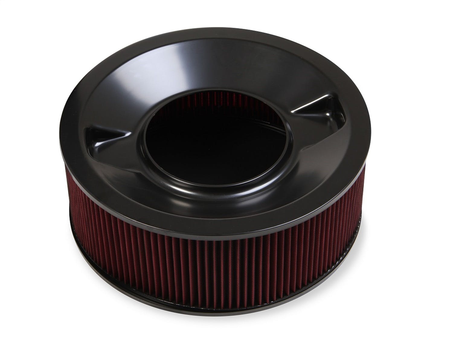 Holley 120-4660 4500 DROP-BASE AIR CLEANER BLK W/ 6 IN