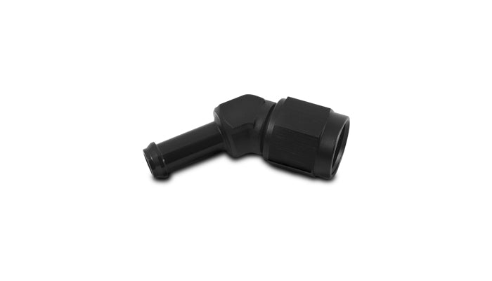 Vibrant Performance - 12016 - Female AN to Hose Barb 45 Degree Adapter, AN Size: -6; Barb Size: 3/8 in.