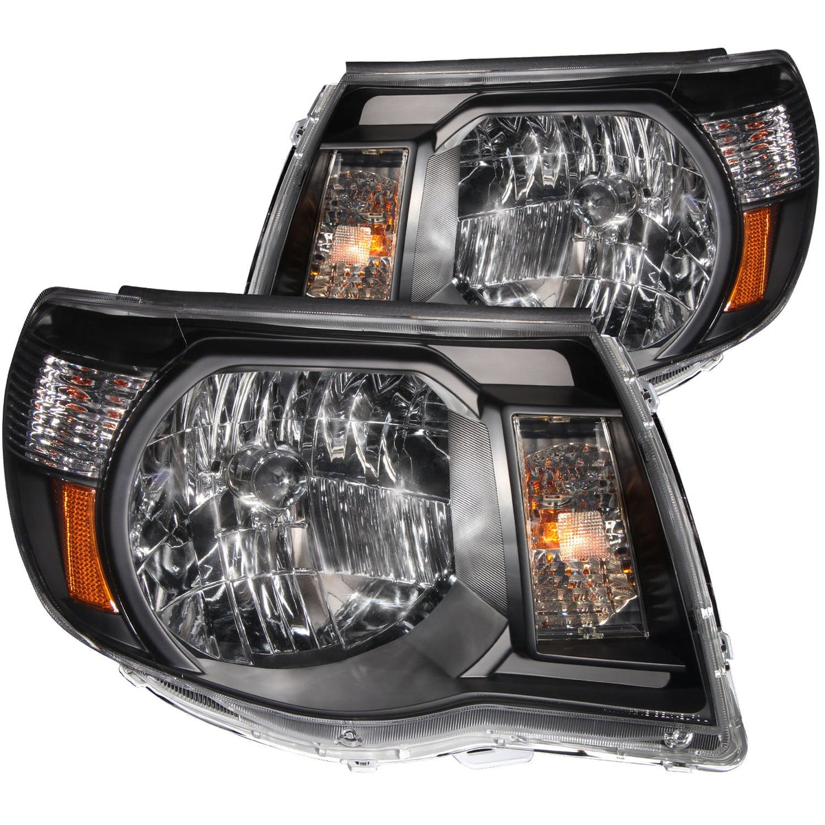 AnzoUSA 121191 Crystal Headlights Black