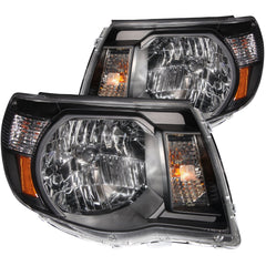 AnzoUSA 121191 Crystal Headlights Black