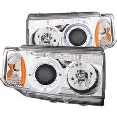 AnzoUSA 121348 Projector Headlights with Halo Chrome G2