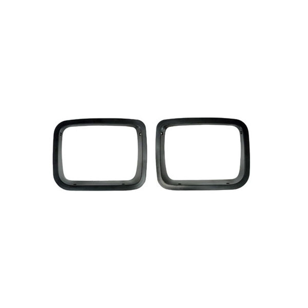 Rugged Ridge 12419.24 Headlight Bezels; Black; 87-95 Jeep Wrangler YJ