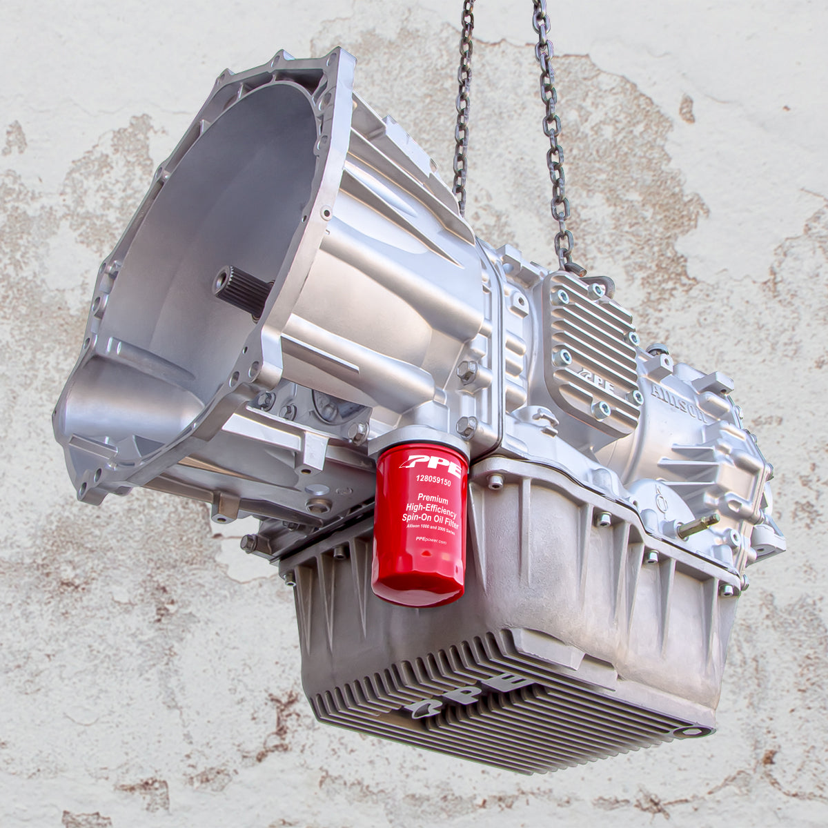 PPE Diesel PPE Deep Transmission Pan GM Allison 1000 And 2000 Series 1000 And 2000 Series Black  128051020
