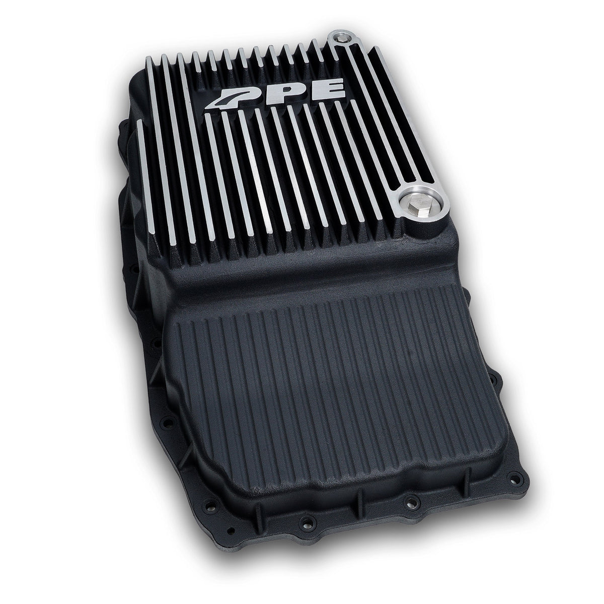 PPE Diesel 2018-2020 GM w/ 10L80 Transmission Heavy-Duty Cast Aluminum Transmission Pan Brushed 128051210
