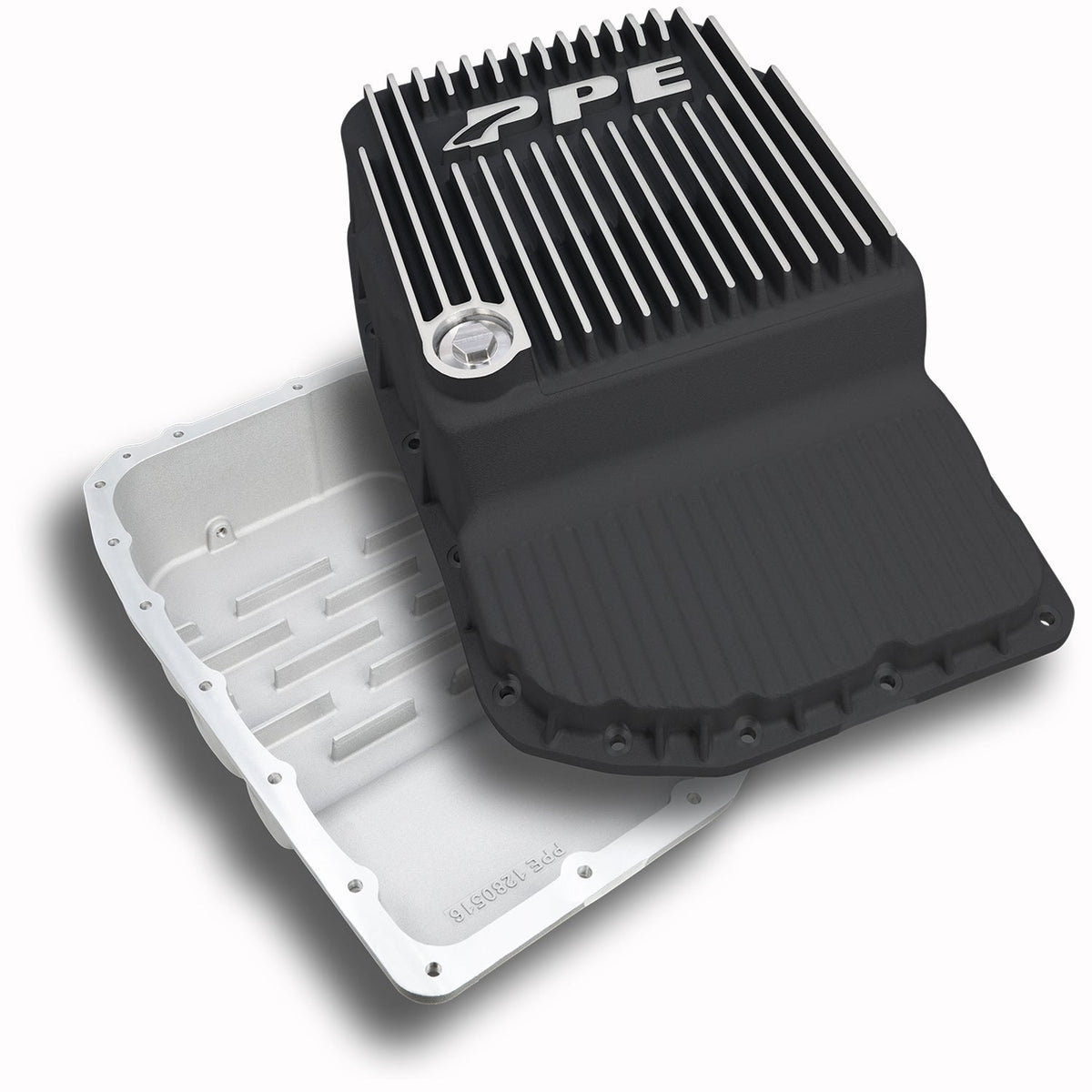 PPE Diesel 2007-2020 GM w/ 6L80 Heavy-Duty Cast Aluminum Transmission Pan Brushed 128051610