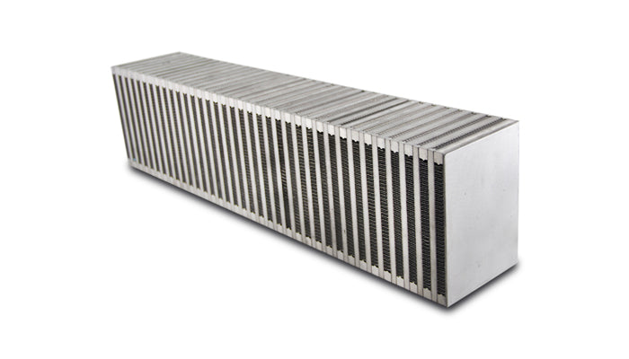 Vibrant Performance - 12868- Vertical Flow Intercooler Core, 24 in Wide x 6 in High x 4.5 in Thick